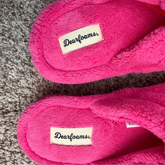 NWT, dearfoam, thong, slippers, women’s, kids, memory foam, sleep wear, 5/6 - Picture 5 of 6